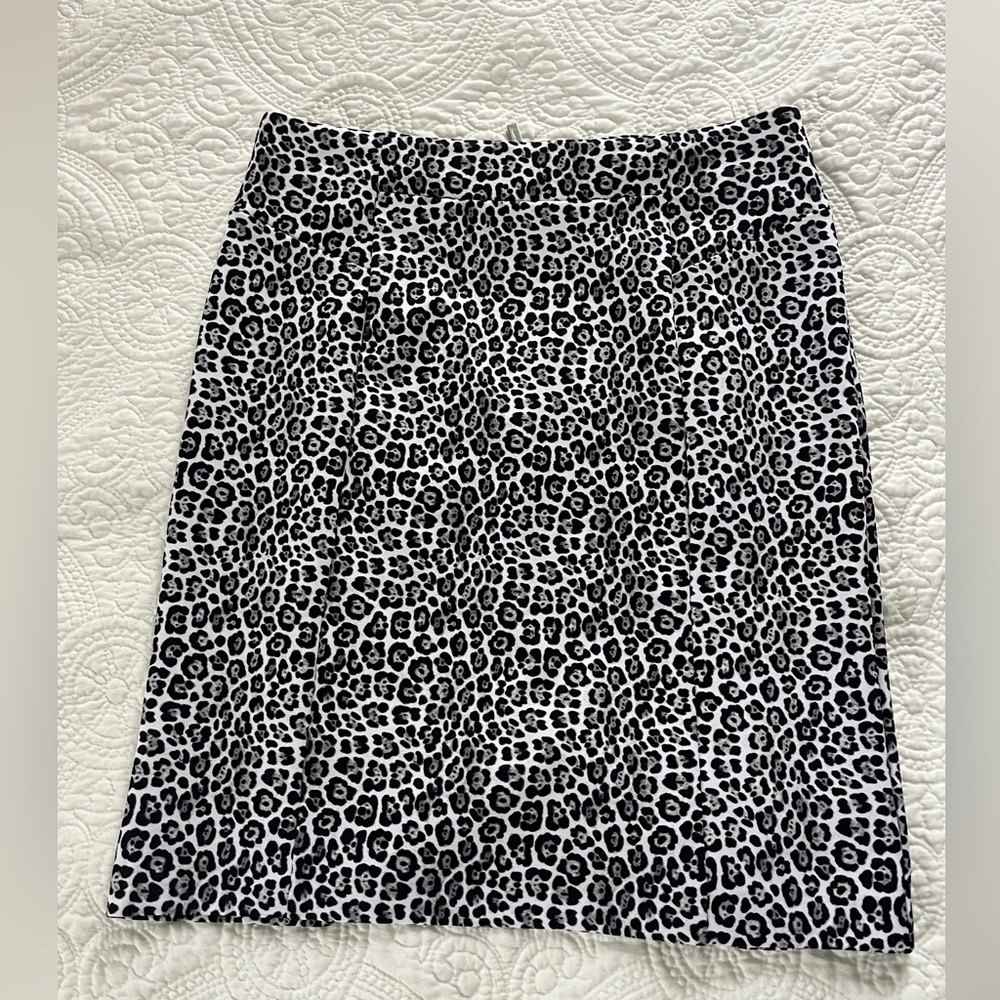 Michael Kors Leopard Print Women's Pencil Skirt size medium